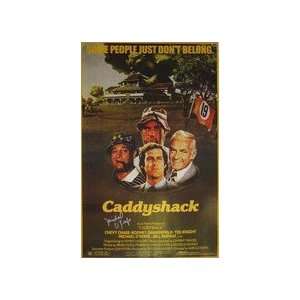  Michael OKeefe Autographed Caddyshack Poster