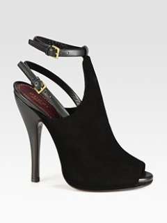 Gucci   Jane Suede and Leather Platform Pumps