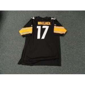 Mike Wallace Signed Uniform   Pittsburgh Steelers   Autographed MLB 