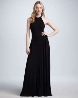Black Spandex Maxi Dress  