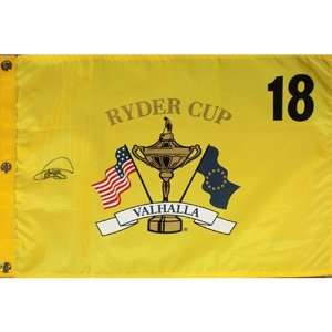  Paul Azinger Autographed 2009 Ryder Cup (Valhalla yellow 