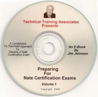 PREPARING FOR NATE CERTIFICATION EXAMS (E BOOK) on CD  