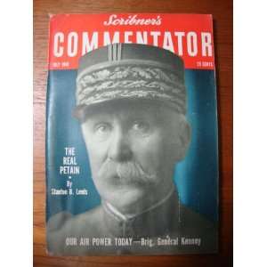  Scribners Commentator, July 1941 Marshal Petain Scribner 