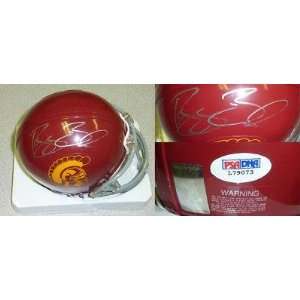 Reggie Bush Signed USC Trojans Mini Helmet PSA COA   Autographed 