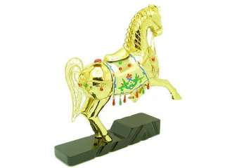 Feng Shui Cloisonne Enamel Feng Shui Tribute Horse  