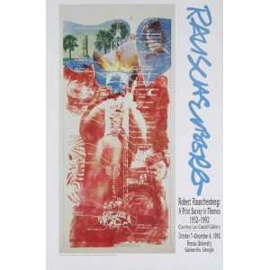  Sky Graden by Robert Rauschenberg. Size 13.00 X 28.00 Art 