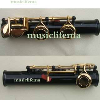 16 close holes black flute gilded parts fine tone+E key  