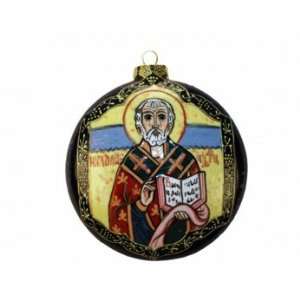  MR   St. Nicholas Religious Christmas Ornament Icon Santa, St. Nick 