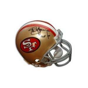 Steve Young Autographed San Francisco 49ers Throwback Riddell Mini 