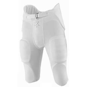 New VKM White Football Pants with Knee Thigh Hip Tail Pads Youth XS XL 