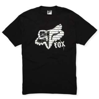 Fox Racing Brick Breaker Shirt Black White Xlarge XL  