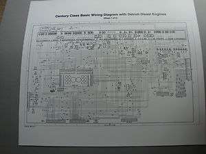 Freightliner Century Class Basic wiring diagrams Detroit Diesel wall 