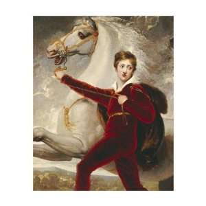  Portrait of a Boy by Thomas Stothard. Size 17.59 inches 