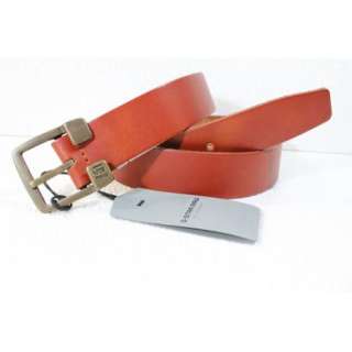 Star Raw Leather Willis Belt Saddle Size 85 $112 BNWT 100% Authentic 