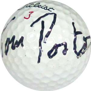 Tom Poston Autographed/Hand Signed Golf Ball