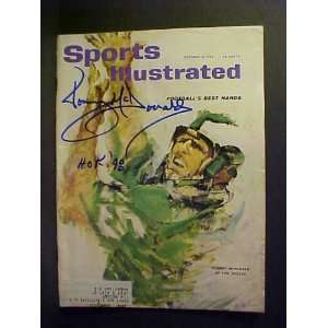 Tommy McDonald Philadelphia Eagles Autographed October 8, 1962 Sports 