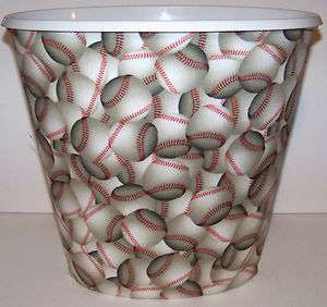 New Baseball MBA Team Sports Wastebasket Custom Made Trash Can  