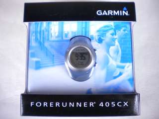 NEW GARMIN FORERUNNER 405CX GPS HRM WATCH COMPUTER  