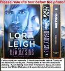 DEADLY SINS ~ Lora Leigh ~ HC/DJ ~ 2012 ~ 2nd in the new Callahan 