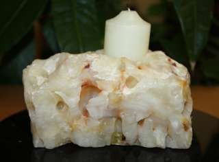 CALCITE CANDLE HOLDER GOOD FENGSHUI IDEAL GIFT CCH 03  
