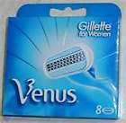 Gillette Venus 8 Cartridges Blades Refill Lot Of 10 New in Box Women 