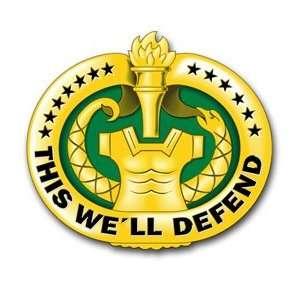  US Army Drill Sergeant Badge (Gold) Decal Sticker 3.8 