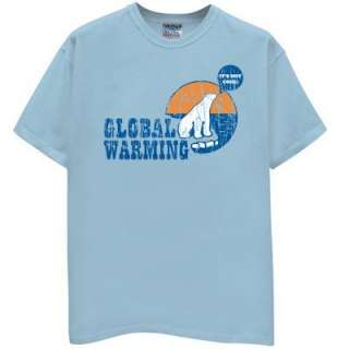 Global Warming solar panel energy polar bear T Shirt  