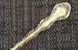   silver demitasse spoons in the lovely Strasbourg pattern by Gorham
