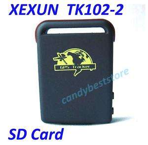 Spy mini gps tracker from Xexun TK102 2 with SD card  