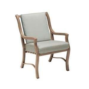    30 32W SLF Carson Cushion Arm Outdoor Dining Chair