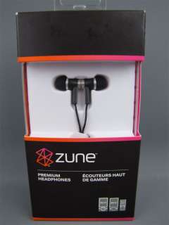 Zune  Player Premium Headphones Factory Sealed Box  