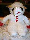 12 White Baby Boyds Little Lamb 2003 With Rattle Plush Boyds Bears 