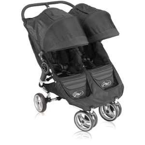  Baby Jogger Black City Mini Swivel Double Stroller Baby