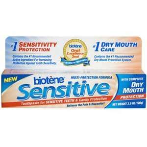   Sensitive Toothpaste with Dry Mouth Protection