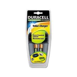  Duracell® DUR CEF14DX2 VALUE CHARGER, 2 PRE CHARGED 