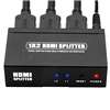   Port HDMI Splitter Amplifier Repeater 3D 1080p 1 input 2 Output  