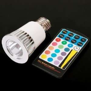 NowAdvisor® E27 5W Colorful RGB LED Bulb Light Lamp Spotlight with IR 