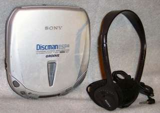 Sony D E405 ESPMAX Groove CD Player Discman ESP2 SteadySound Anti skip 