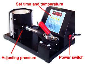 DIY Sublimation Transfer Cup Mug Press Heat Transfer Print Teflon 