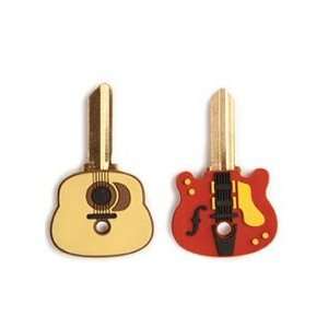  Kikkerland Indie Rock Electric Guitar Shaped Keycaps Set 