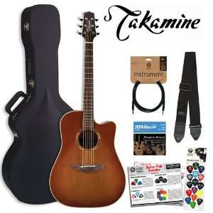  Acoustic Electric Guitar Kit With Takamine GC1128T Hard Shell Guitar 