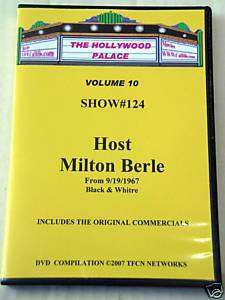 THE HOLLYWOOD PALACE DVD VOLUME 10 Milton Berle  