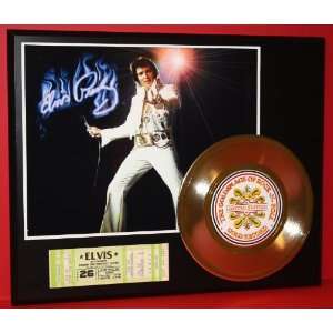  Elvis Presley 24kt Gold Record Concert Ticket Series LTD 