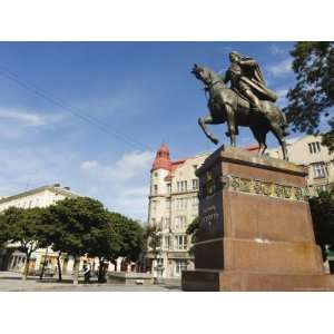  Equestrian Statue, Old Town Buildings, Unesco World 