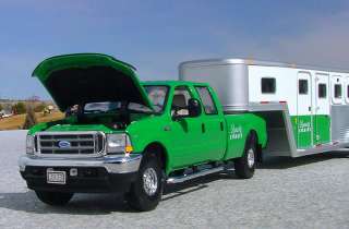 2002 Ford F250 CREWCAB & ALUM. HORSE TRLR   First Gear  