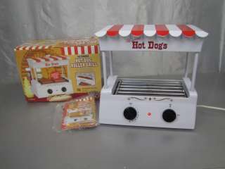 OLD FASHIONED HOT DOG ROLLER GRILL BY NOSTALGIA ELECTRONICS  