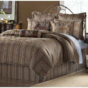  Paisley and Stripe 14 Piece Super Pack Bed Set (Cal King 