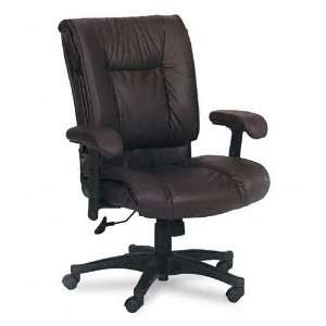 Office Star  93 Series Executive Leather Mid Back Swivel/Tilt Chair 