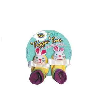  Taggie Toes Baby Booties   Bunny Baby