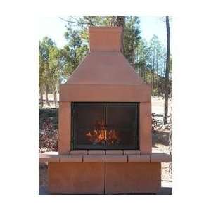 Multi Screen Edition   Open Fireplace Sandstone with Cactus Door 